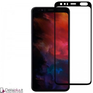 Telefono ekrano grūdintas stiklas - per visą ekraną (Google Pixel 4)